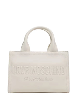 Love Moschino borsa a mano donna con tracolla avorio