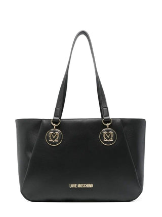 Love Moschino borsa a spalla in ecopelle martellata nero JC4371PP0N-KF0 000 MOSCHINO LOVE 