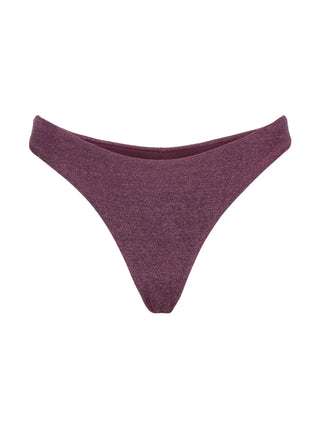 Me Fui slip mare lurex donna borgogna
