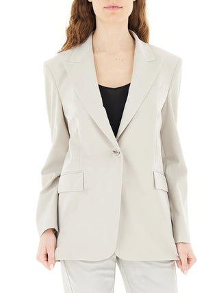 Pinko giacca blazer Deddy monopetto grigio