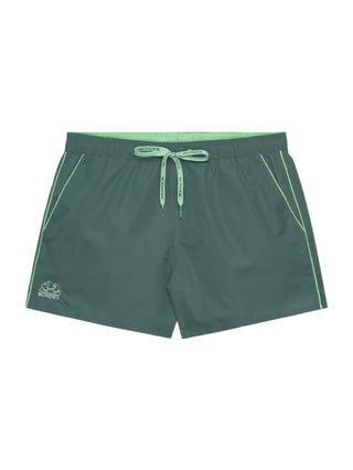 Sundek boxer mare uomo con logo verde salvia