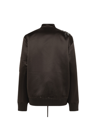 Blugirl giubbino imbottito satin con dettagli gioiello marrone RF5286T273A 90840 BLUGIRL