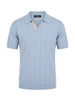 Yes Zee polo uomo in maglia di cotone celeste