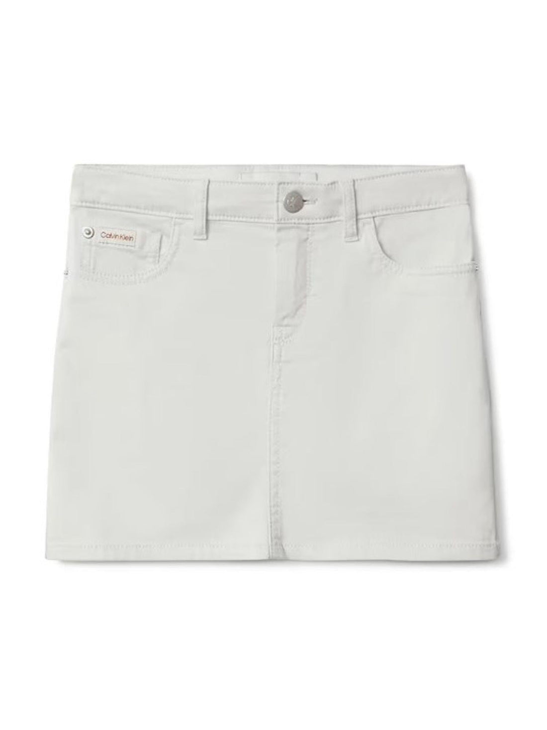 Calvin Klein Jeans gonna corta bambina panna