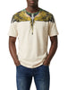 County of Milan T-shirt uomo manica corta con stampa iconica panna