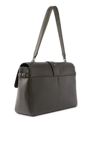 Pinko borsa Love One Extra Slouchy in pelle verde bosco