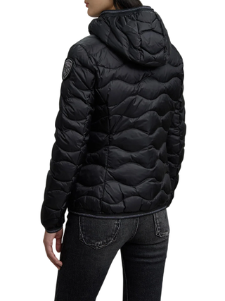 Blauer piumino donna Camelia con cappuccio nero 25WBLDC03095-006047 999EI BLAUER 