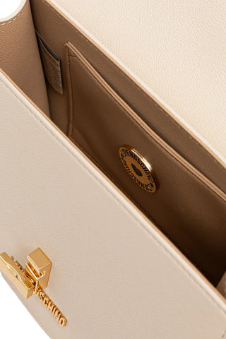 Love Moschino borsa a mano in ecopelle beige chiaro