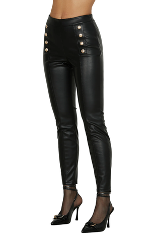 Relish pantaloni Quorum in ecopelle nero QUORUM 1199 RELISH 