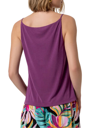 Surkana top donna misto modal viola