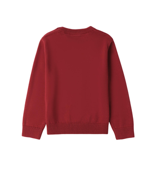 iDo maglia bambino con cagnolino bordeaux 4F210 2297 iDO