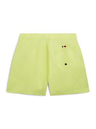 Tommy Hilfiger boxer mare uomo in nylon con logo giallo fluo