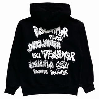 Disclaimer felpa bambino con cappuccio nero 58645 NERO DISCLAIMER