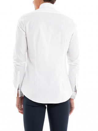 Michael Kors camicia slim fit manica lunga bianco