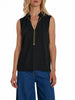 Relish blusa smanicata Jeanne con catenina nero