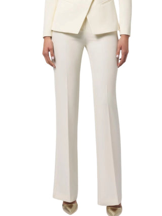 Silence pantaloni a zampa Lux panna