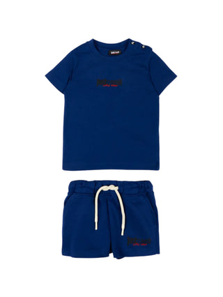 aistala set t-shirt+bermuda JIP26044CJ BLUE BELLWHETHER JUST CAVALLI 