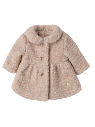 iDo cappotto neonata in tessuto sherpa beige 4F134 0164 iDO