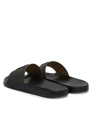 Calvin Klein ciabatte in gomma donna con logo nero