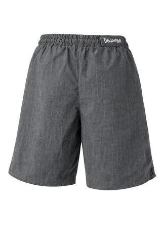 Disclaimer bermuda bambino in lyocell grigio