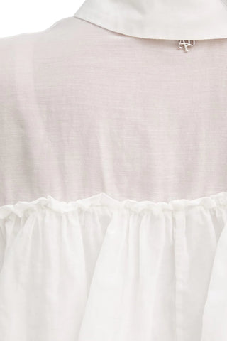 Aniye By camicia crop donna Carmen bianco latte