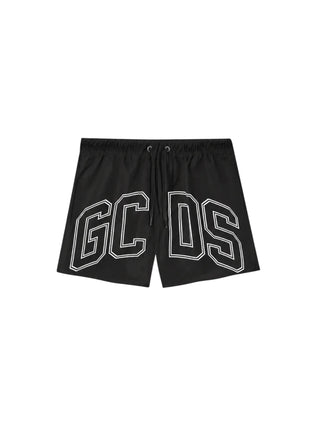 GCDS boxer bambino maxi logo nero