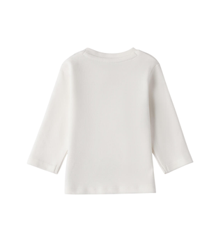 iDo T-shirt neonato manica lunga bianco 4F043 0112-G3 iDO