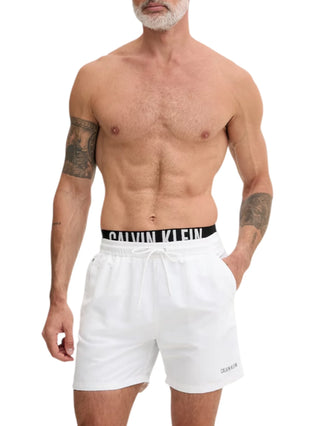Calvin Klein boxer mare uomo con fascia logata bianco