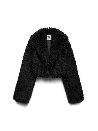 Aniye By pelliccia ecologica corta Poison nero 181154 00336 ANIYE BY 