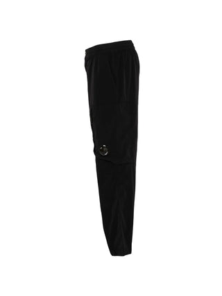 C.P. Company pantaloni cargo in nylon bambino nero