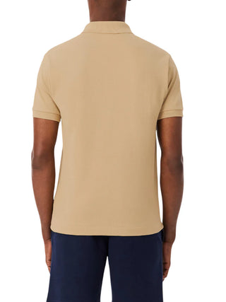 Lacoste polo manica corta 12.12 in piquè beige