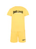 Just Cavalli completo bambino T-shirt e shorts con logo giallo