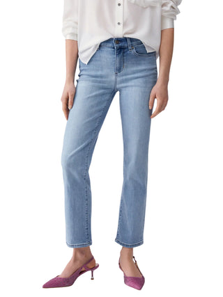 Liu Jo jeans slim cropped Slim lavaggio blu chiaro