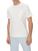 Tommy Hilfiger T-shirt maniche corte con taschino bianco