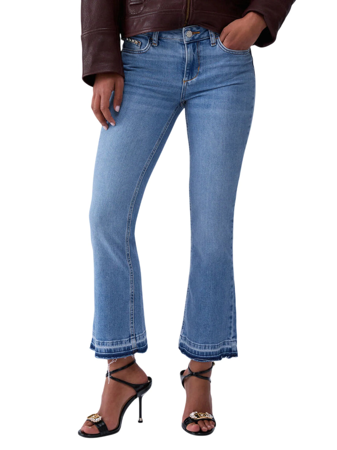Liu Jo jeans flare donna Fly lavaggio blu