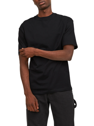Jack&Jones T-shirt basic uomo in cotone nero