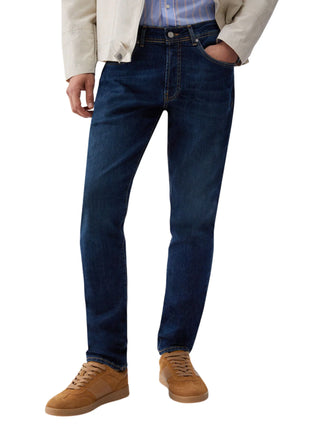 Liu Jo jeans uomo Frank slim lavaggio blu