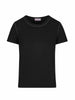 Sandro Ferrone T-shirt manica corta donna con strass nero
