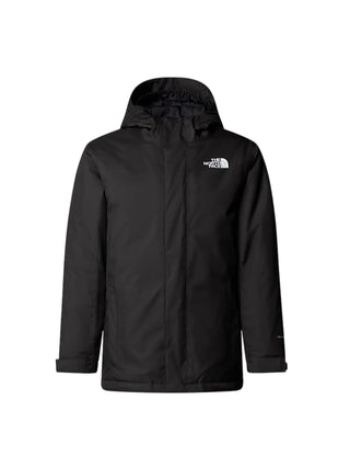 The North Face giubbino impermeabile bambino con cappuccio nero
