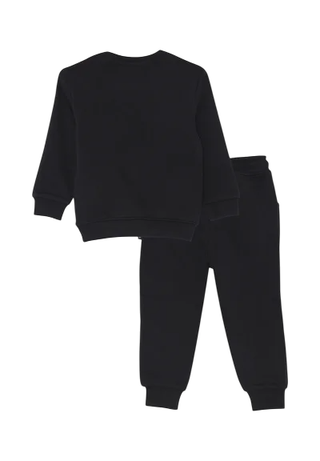 John Richmond completo Kanau felpa e pantaloni nero RIA25003CF BLACK John RICHMOND