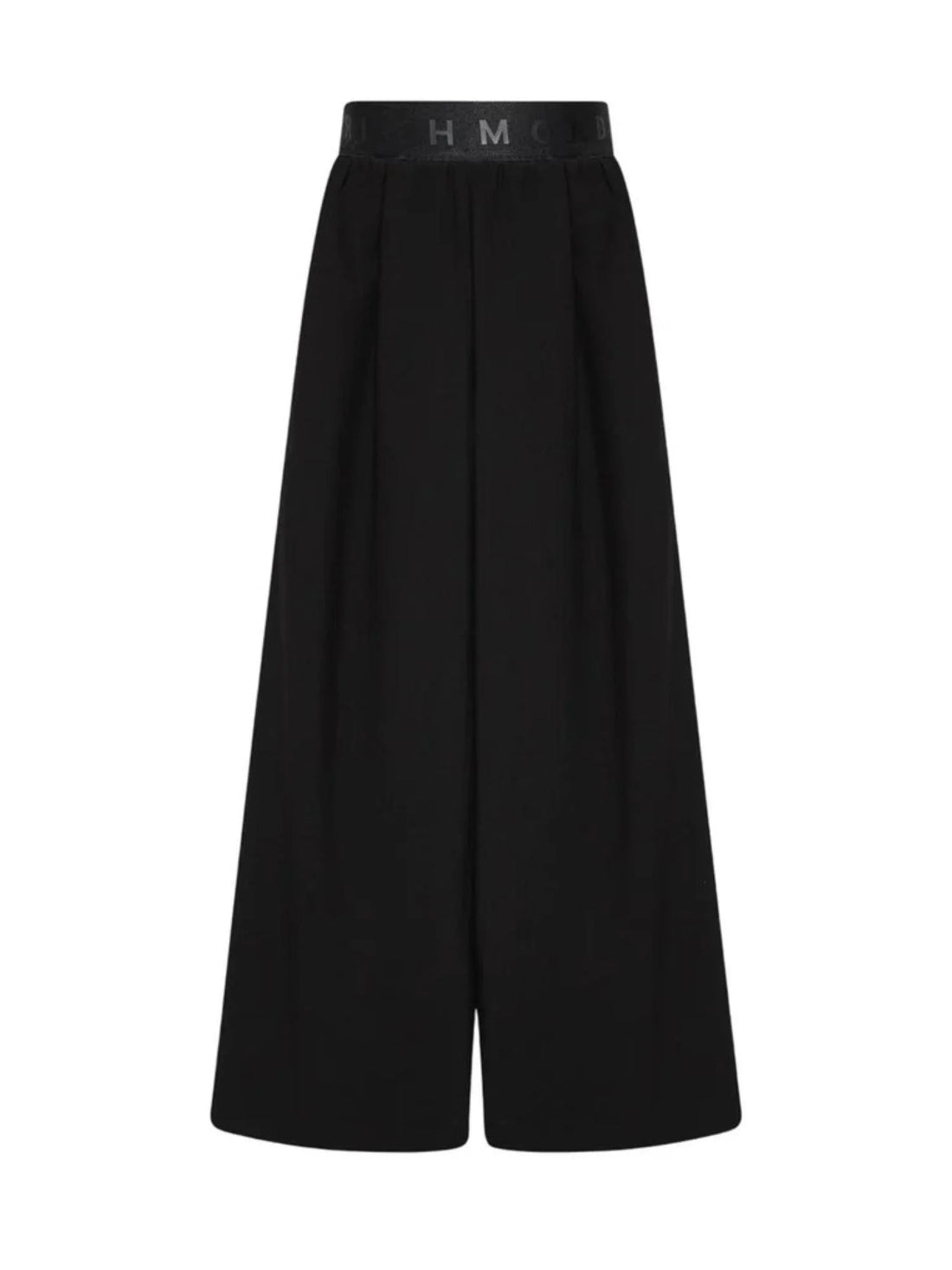 John Richmond pantaloni gamba larga bambina con pinces nero