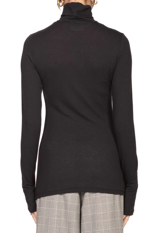 Vicolo maglia dolcevita misto lana nero UF0201 NERO VICOLO