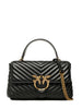 Pinko borsa Love Lady Puff Classic chevron nero oro