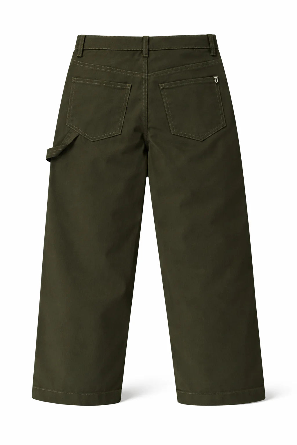 Dondup pantaloni bambino gamba dritta verde militare