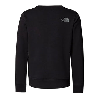The North Face felpa unisex bambino con logo nero