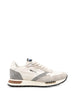 Blauer sneakers Ryder in suede e tessuto beige grigio