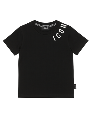Icon T-shirt manica corta bambino nero IBKS00753 9000 ICON