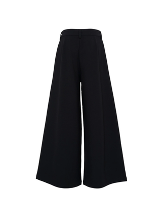 Diesel pantaloni bambina wide leg nero