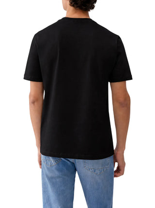 Liu Jo T-shirt uomo manica corta in cotone nero