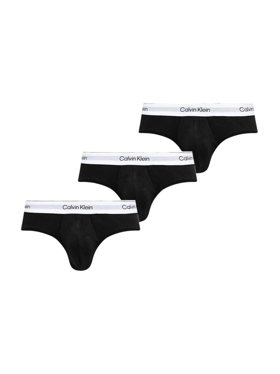 Calvin Klein Underwear set 3 slip con logo nero
